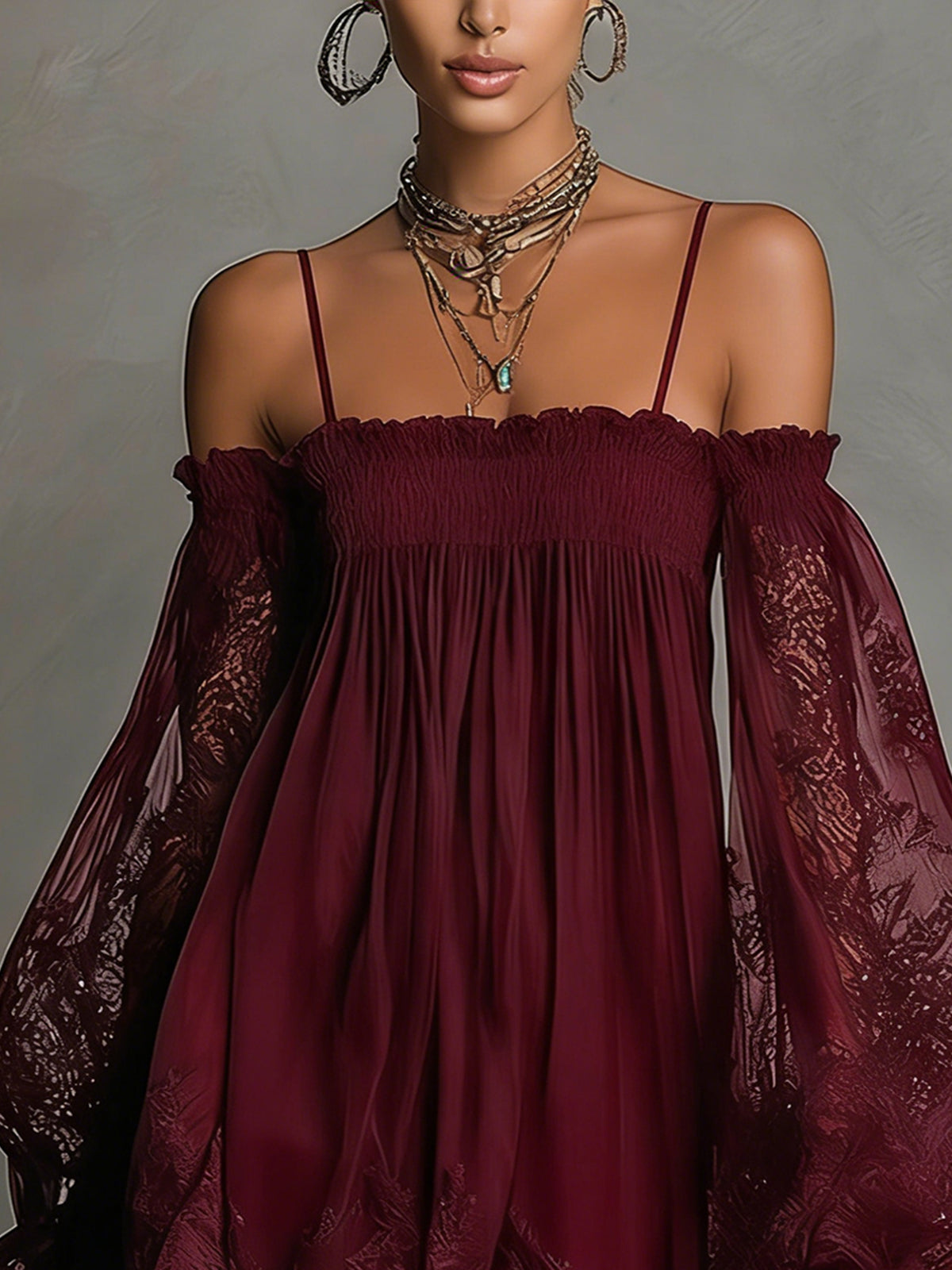 Emma |  Minivestido de gasa