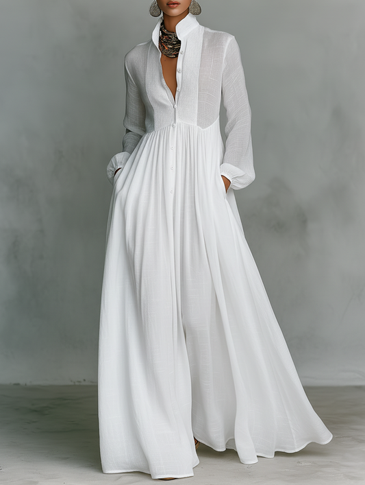 Lara | Vestido largo minimalista