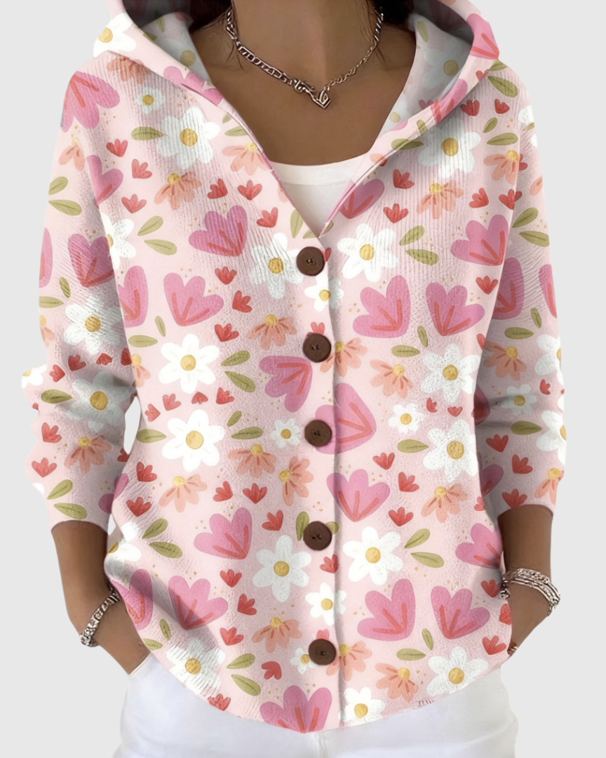 Chaqueta de Punto con Capucha Nuria