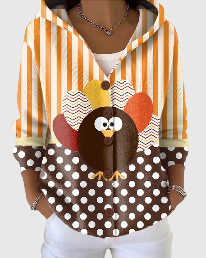 Chaqueta de Punto con Capucha Paula