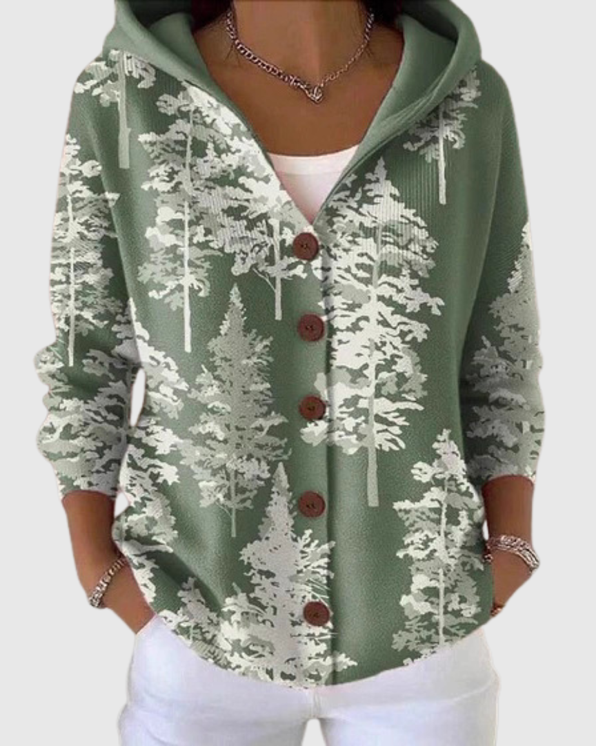 Chaqueta de Punto con Capucha Lucía
