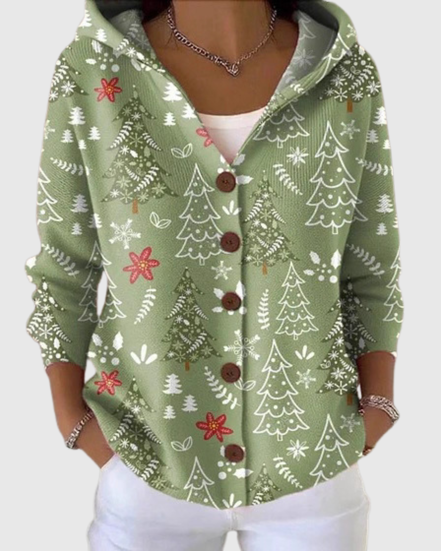 Chaqueta de Punto con Capucha Rocío