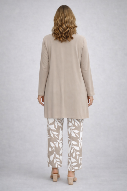 Conjunto de Tres Piezas · Crema