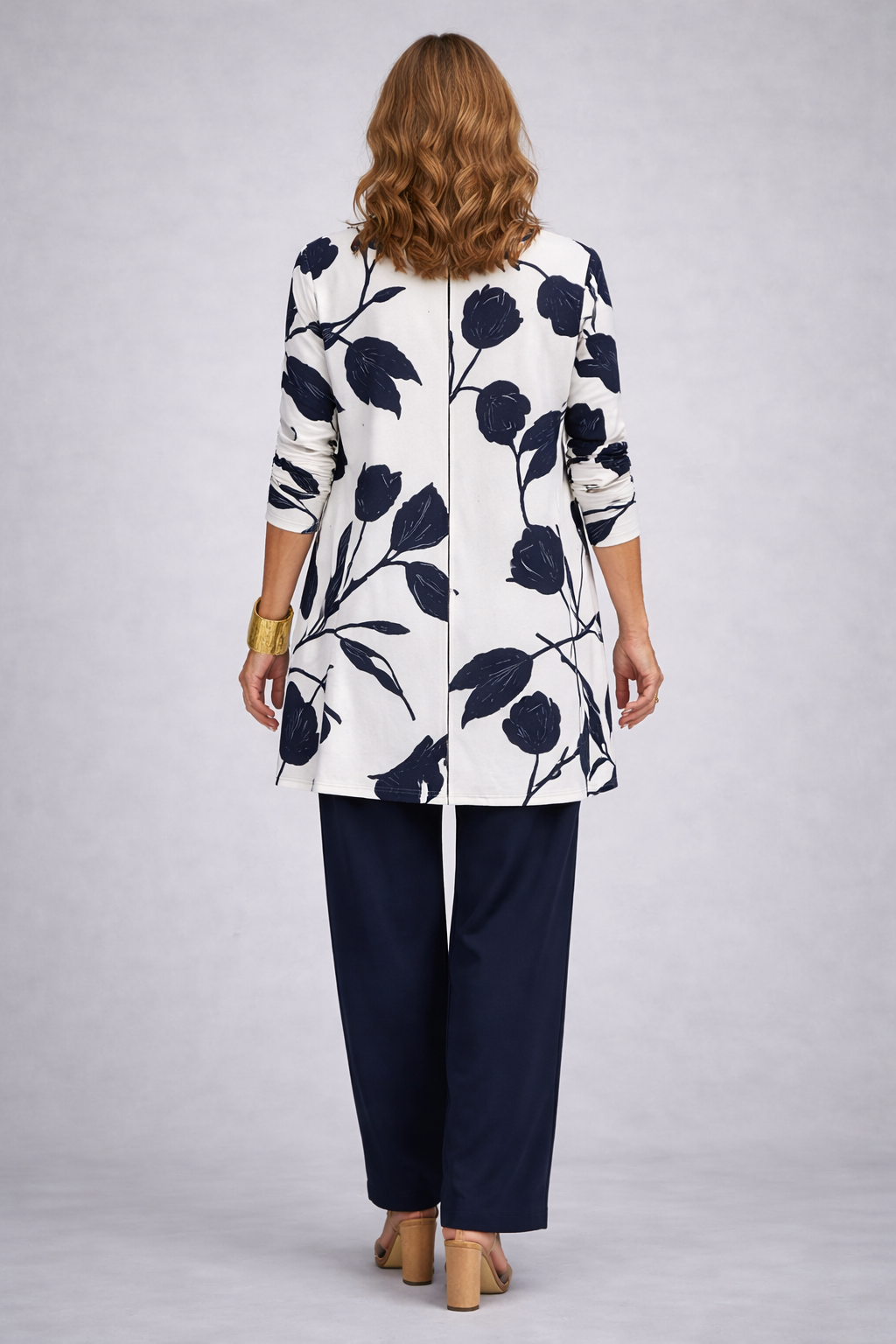 Conjunto de Tres Piezas · Azul y Blanco