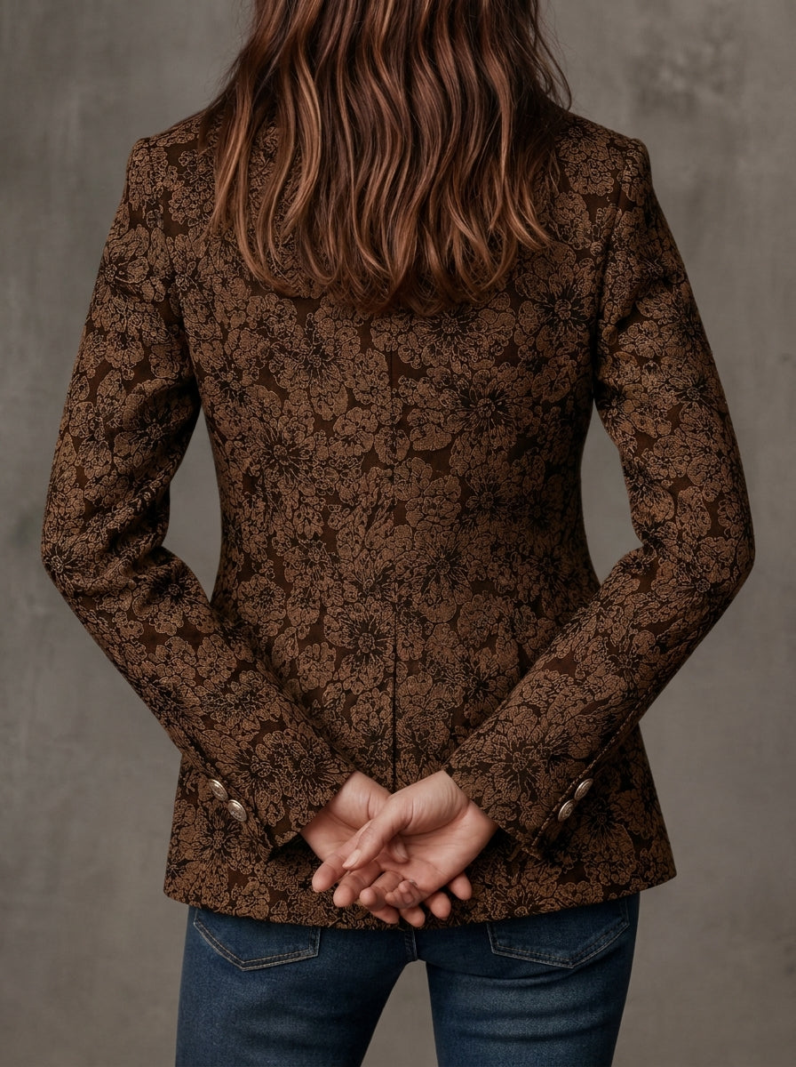 Blazer de Jacquard Paisley