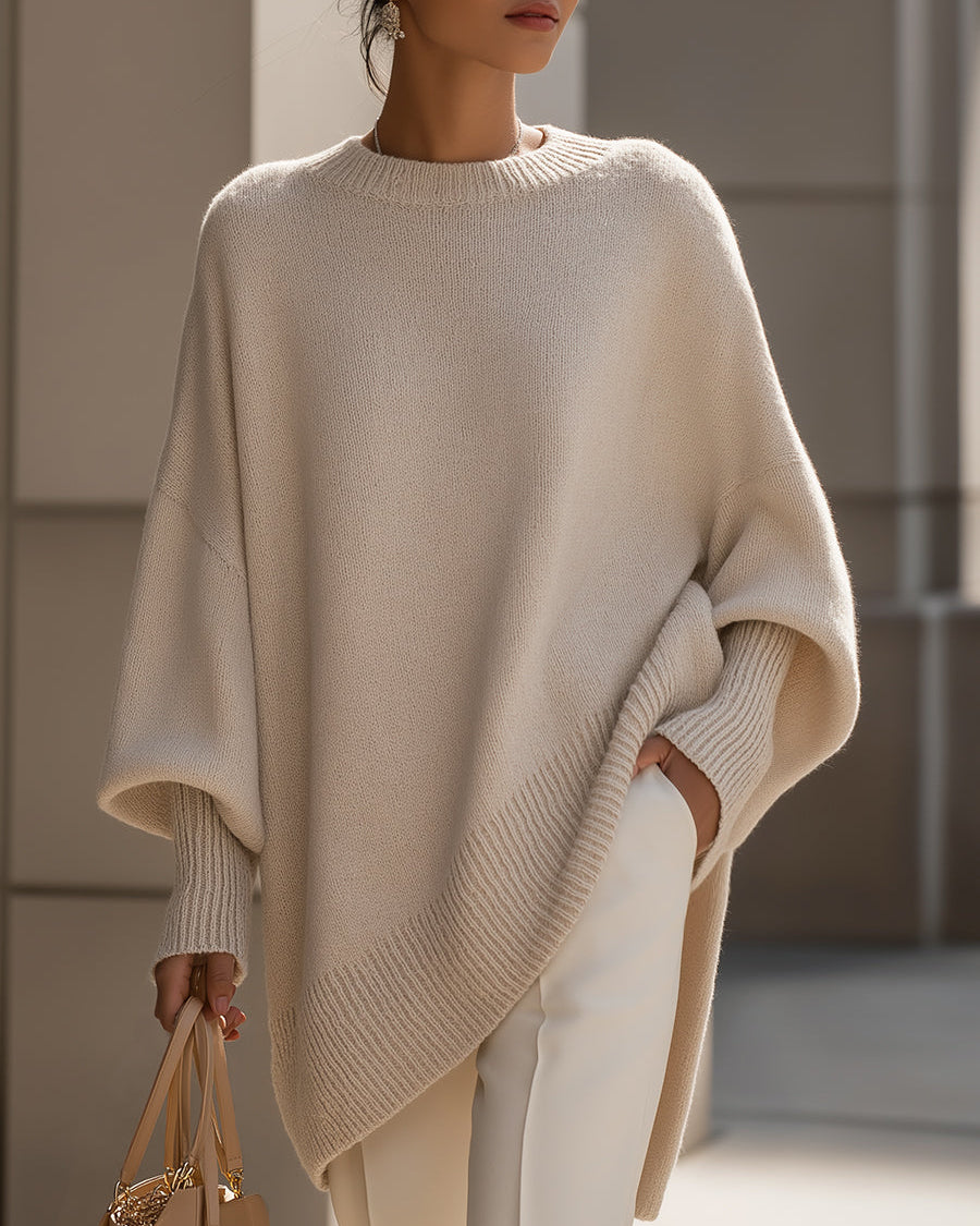 Jersey Oversize con Caída Drapeada