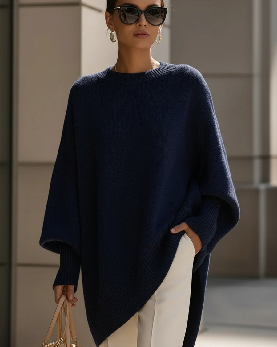 Jersey Oversize con Caída Drapeada