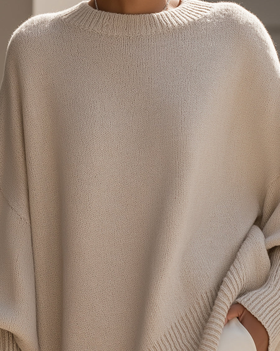Jersey Oversize con Caída Drapeada