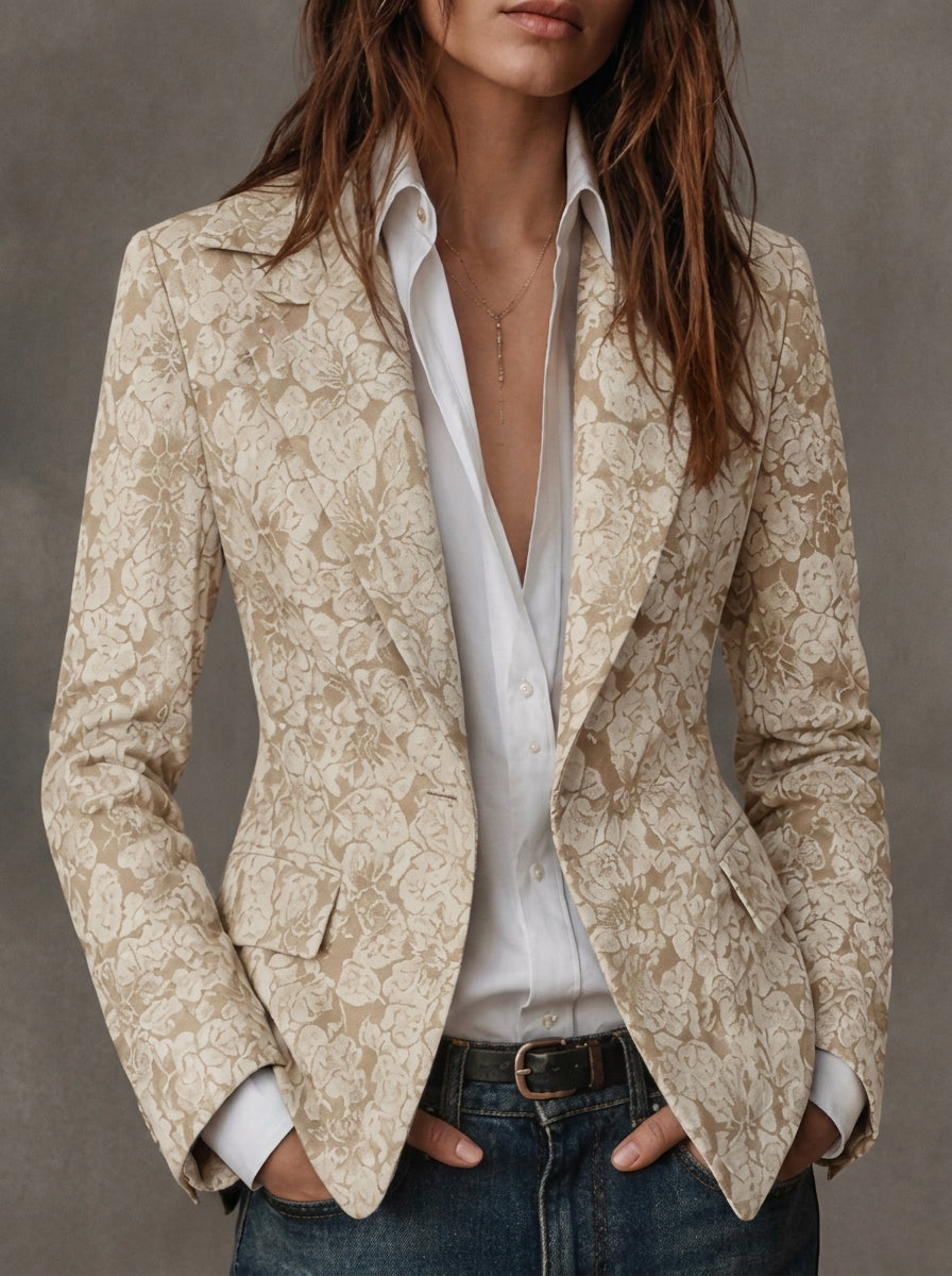 Blazer de Jacquard Paisley