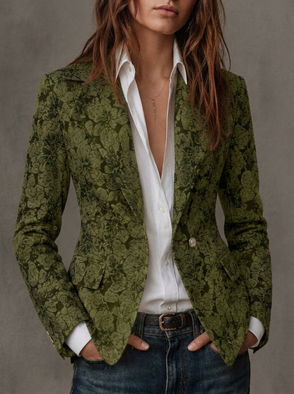 Blazer de Jacquard Paisley