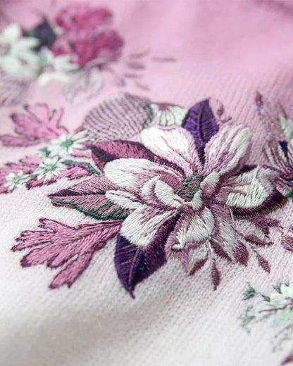 Jersey Floral de Cuello Alto