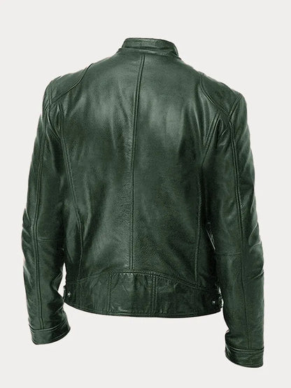 Chaqueta Efecto Cuero
