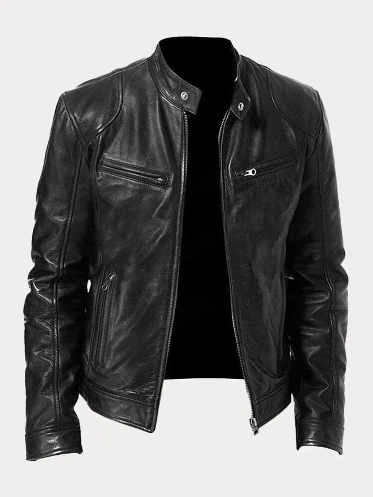 Chaqueta Efecto Cuero