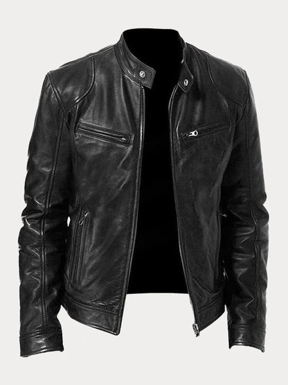 Chaqueta Efecto Cuero