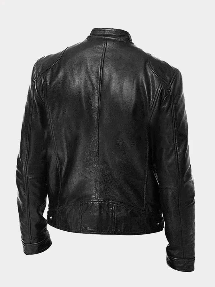 Chaqueta Efecto Cuero