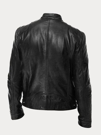Chaqueta Efecto Cuero