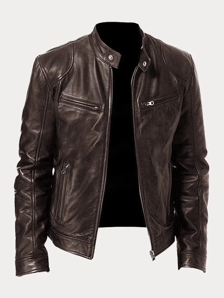 Chaqueta Efecto Cuero