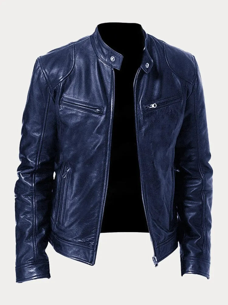 Chaqueta Efecto Cuero