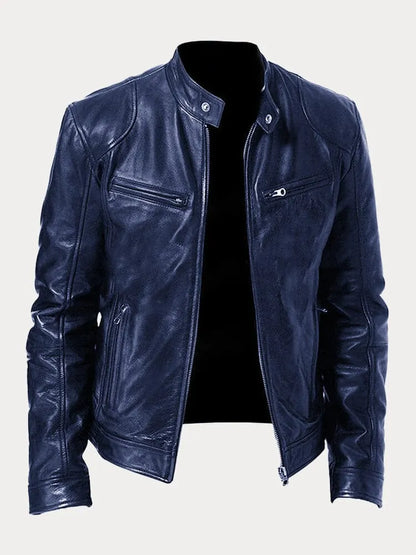 Chaqueta Efecto Cuero
