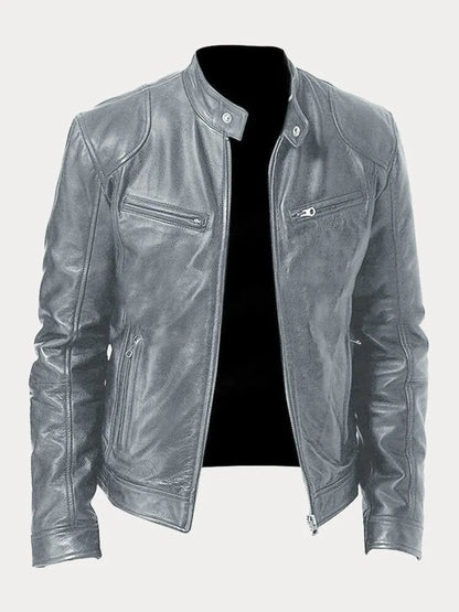 Chaqueta Efecto Cuero
