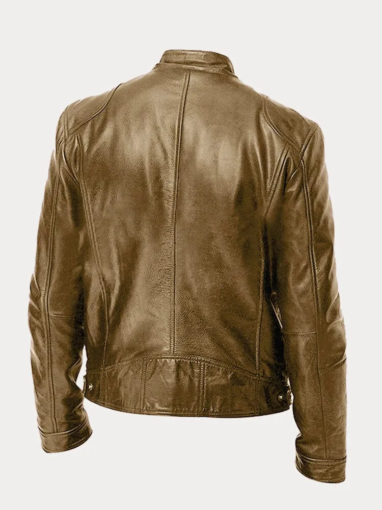 Chaqueta Efecto Cuero