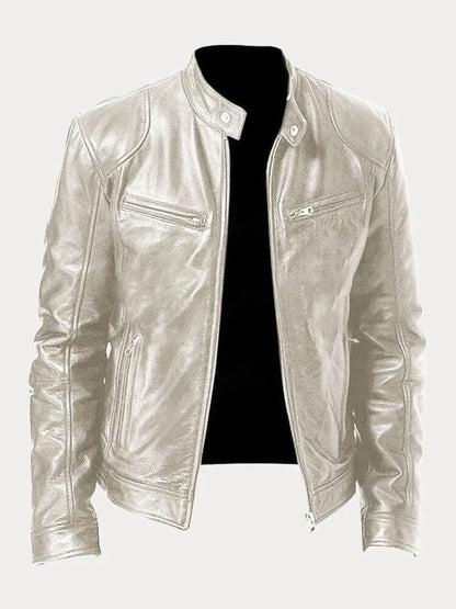 Chaqueta Efecto Cuero
