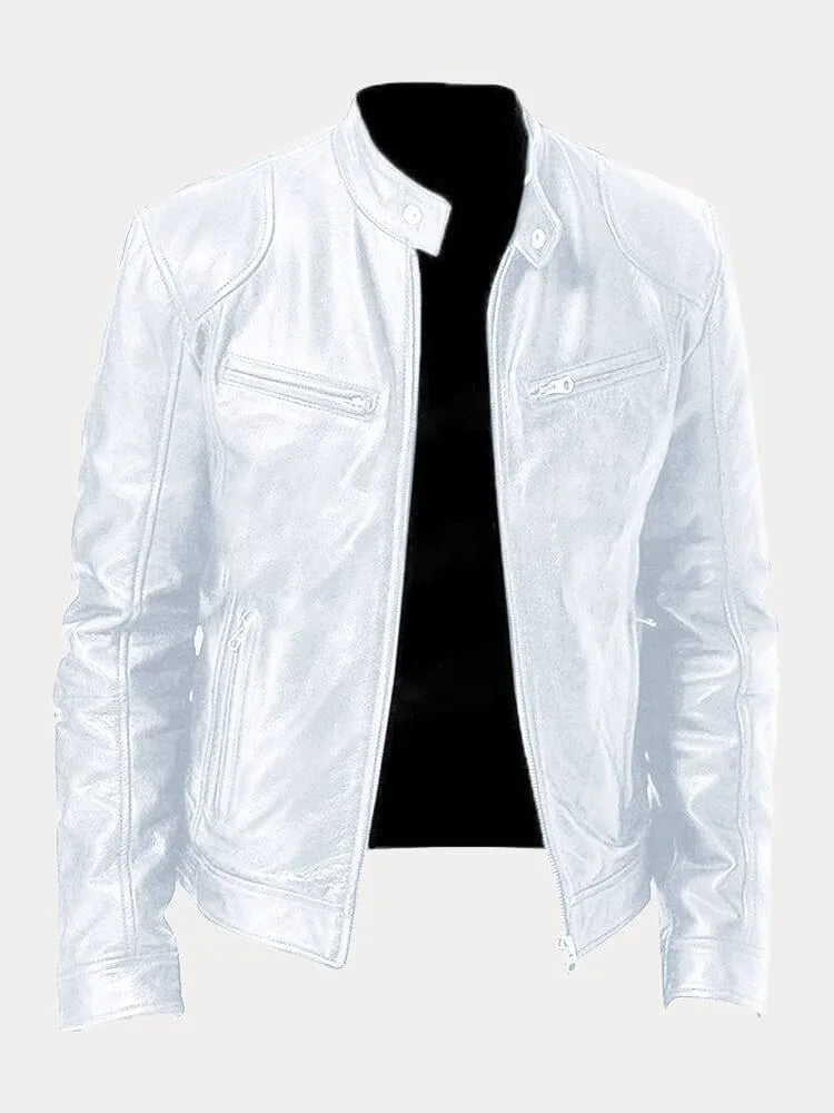 Chaqueta Efecto Cuero
