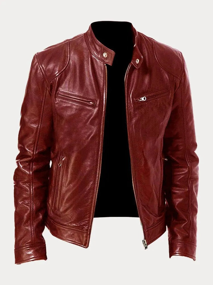 Chaqueta Efecto Cuero