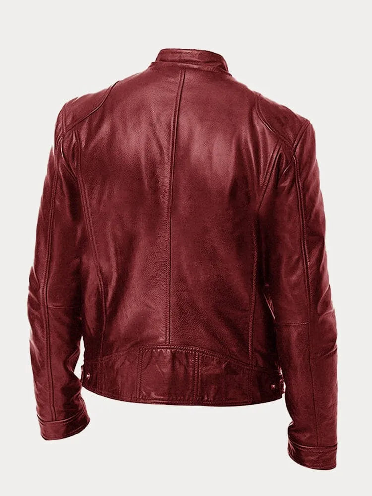 Chaqueta Efecto Cuero