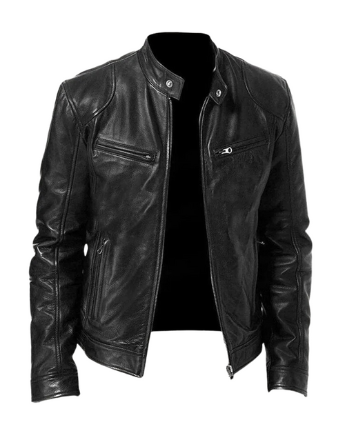 Chaqueta Efecto Cuero