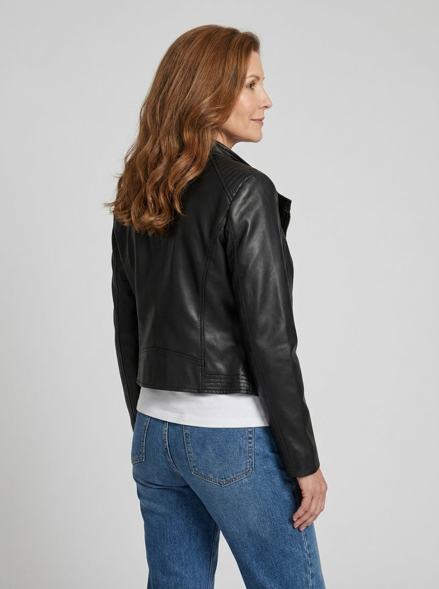 Chaqueta Corta de Polipiel Ligera