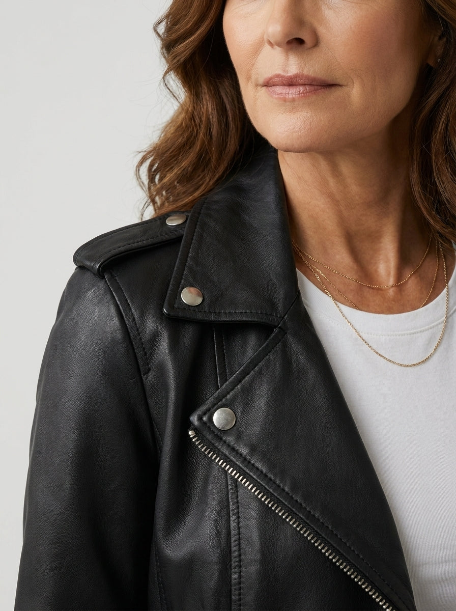 Chaqueta Crop de Polipiel