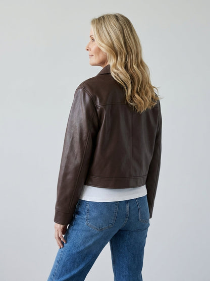 Chaqueta Corta Motera de Polipiel