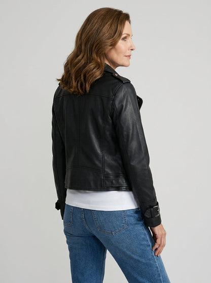 Chaqueta Crop de Polipiel