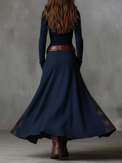 Irene | Vestido de Ante con Cinturón