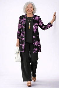 Morado y Negro