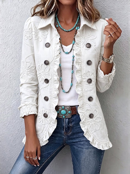 Fiona | Chaqueta bordada bohemia