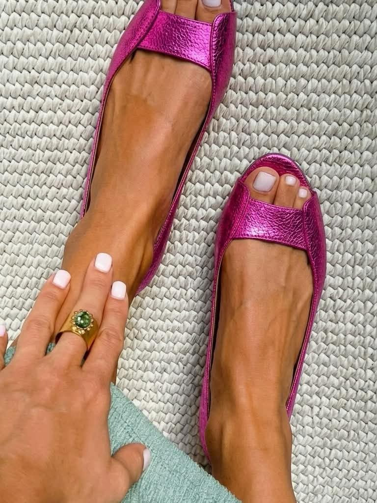 Adelina | Sandalias Doradas Chic y Cómodas