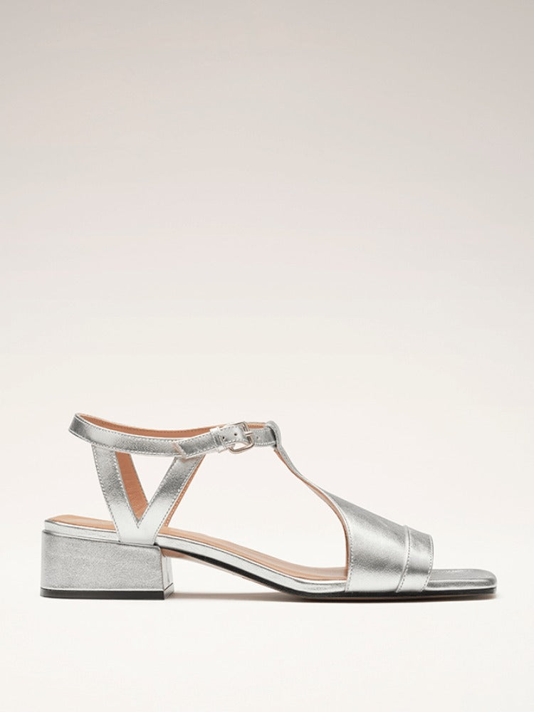 Serena | Sandalias de Verano Plateadas