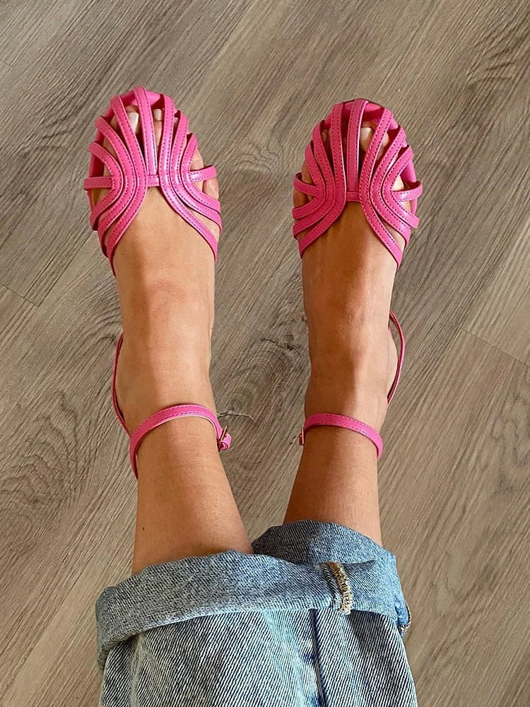 Vittoria | Sandalias Joya Doradas
