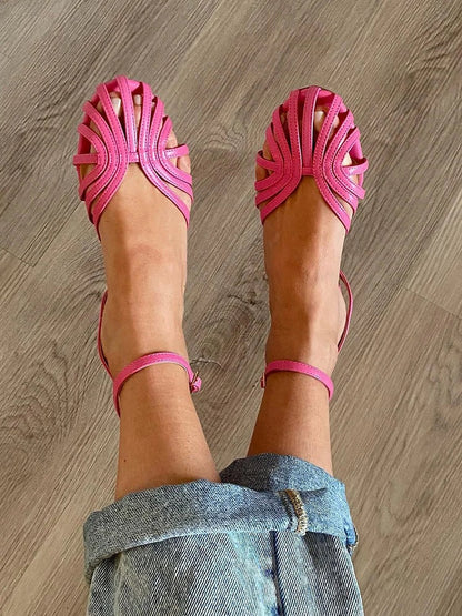 Vittoria | Sandalias Joya Doradas