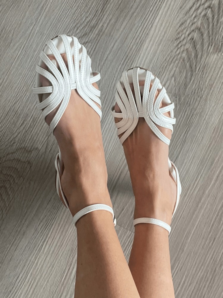 Vittoria | Sandalias Joya Doradas