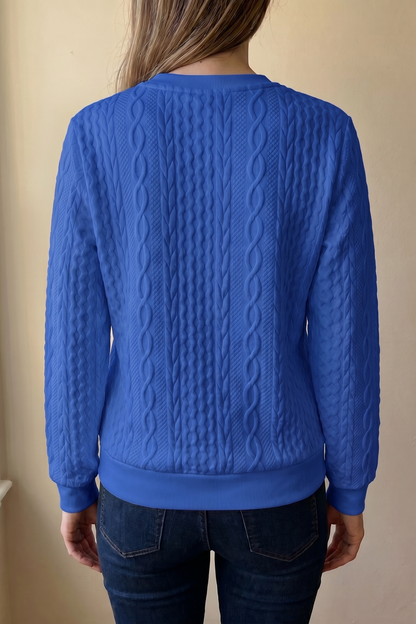 Camisa Texturizada con Cremallera