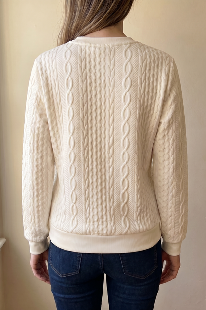 Camisa Texturizada con Cremallera