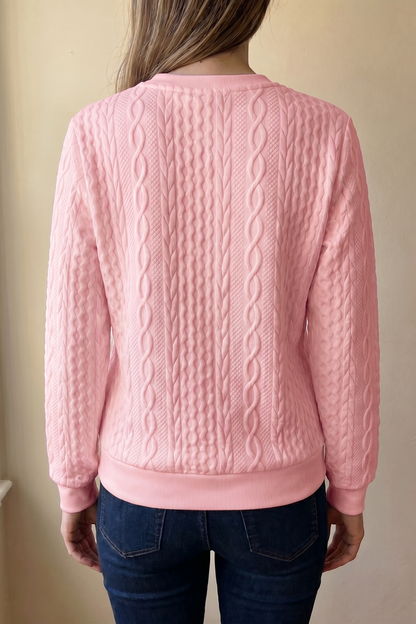 Camisa Texturizada con Cremallera