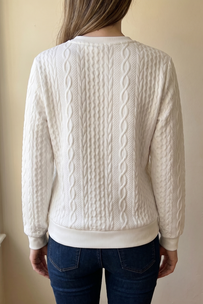 Camisa Texturizada con Cremallera